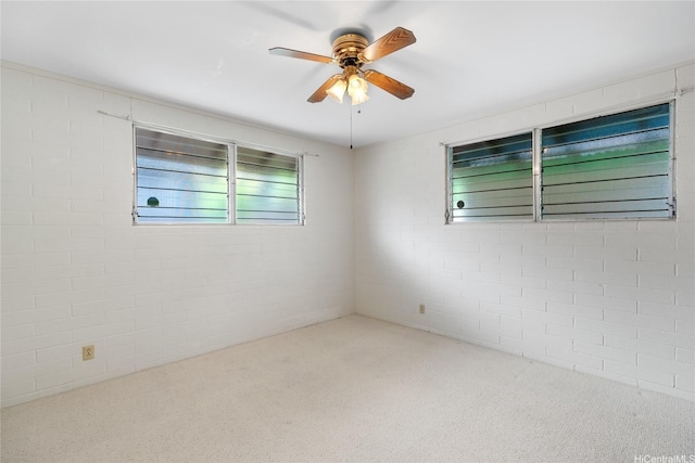 3504 Ala Hapuu St, Honolulu, HI 96818 - carpeted spare room with a ceiling fan