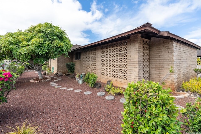 3504 Ala Hapuu St, Honolulu, HI 96818 - view of home's exterior with brick siding