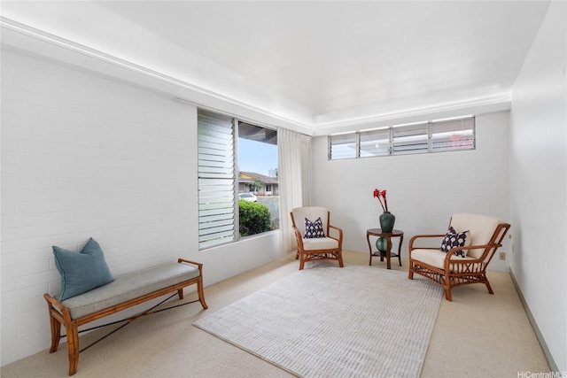3504 Ala Hapuu St, Honolulu, HI 96818 - sitting room with carpet flooring and plenty of natural light