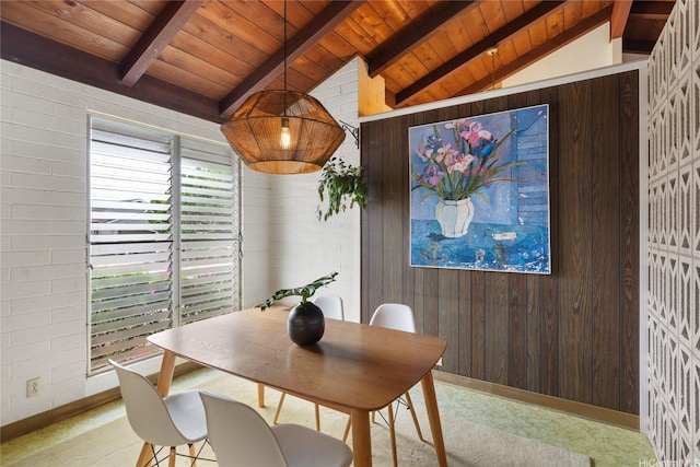 3504 Ala Hapuu St, Honolulu, HI 96818 - carpeted dining space with wooden ceiling and wood walls