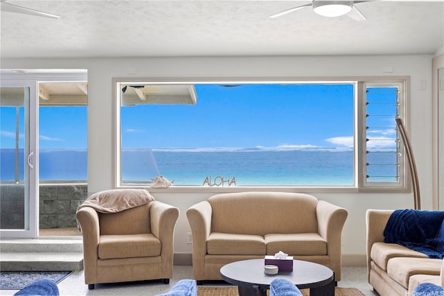 68-665 Hoomana Pl, Waialua, HI 96791 - living room with ceiling fan