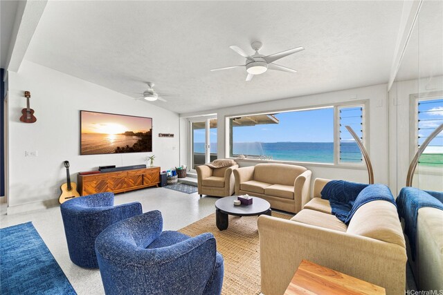 68-665 Hoomana Pl, Waialua, HI 96791 - living room with a ceiling fan