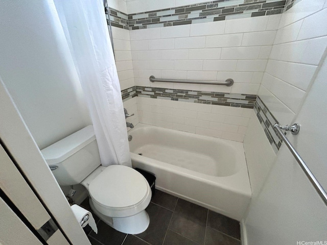 201 Ohua Ave Unit 2406, Honolulu, HI 96815 - bathroom featuring shower / bath combo and tile patterned flooring