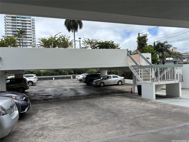 1616 Liholiho St Unit 803, Honolulu, HI 96822 - covered parking lot featuring stairs