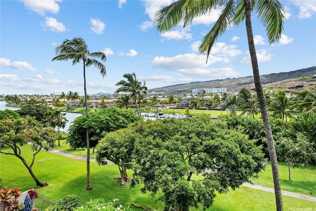 500 Lunalilo Home Rd Unit 24K, Honolulu, HI 96825 - view of home's community with a yard and a mountain view