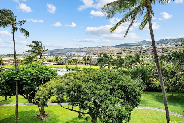 500 Lunalilo Home Rd Unit 24K, Honolulu, HI 96825 - view of property's community with a mountain view and a yard