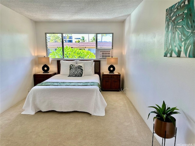 444 Lunalilo Home Rd Unit 602, Honolulu, HI 96825 - carpeted bedroom featuring a textured ceiling and cooling unit