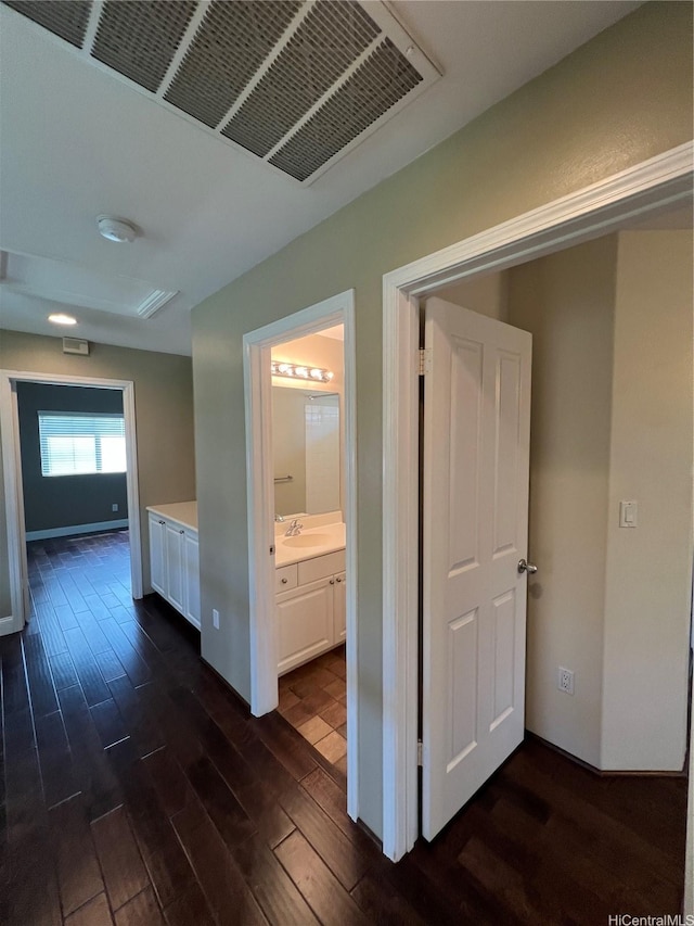 91-1035 Kaiko St, Ewa Beach, HI 96706 - hallway featuring dark wood-style flooring
