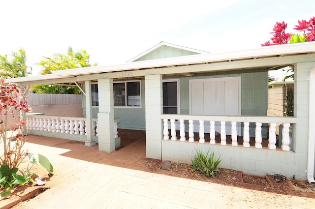 1028 Hooli Pl Unit A, Pearl City, HI 96782 - view of front of property with concrete block siding