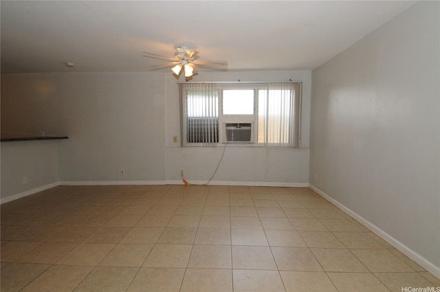 1028 Hooli Pl Unit A, Pearl City, HI 96782 - empty room featuring a ceiling fan and cooling unit