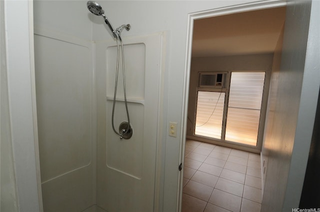 1028 Hooli Pl Unit A, Pearl City, HI 96782 - bathroom with a shower and tile patterned flooring