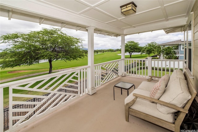 91-1144 Kaikohola St Unit D71, Ewa Beach, HI 96706 - covered porch with a yard