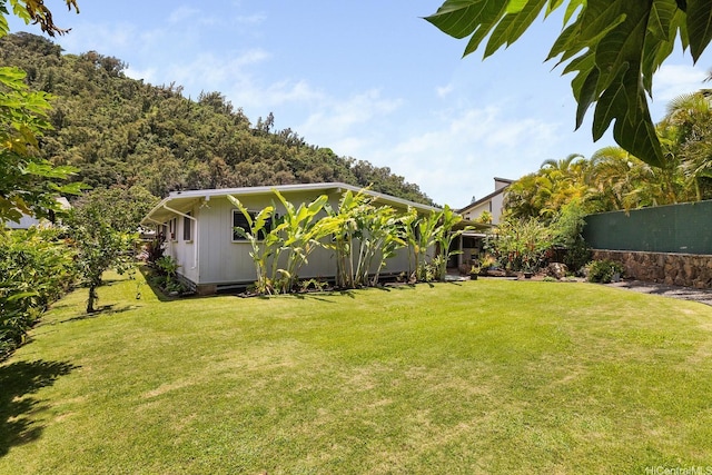 44 Akamu Pl, Honolulu, HI 96817 - view of yard
