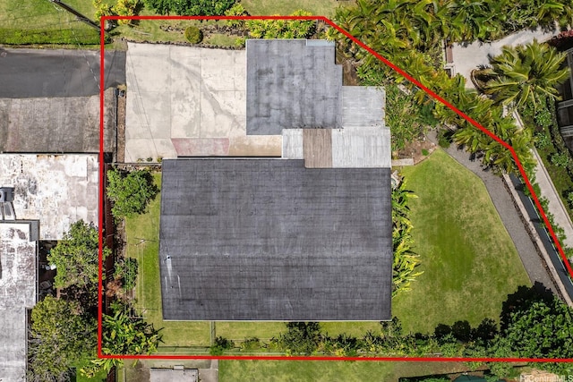 44 Akamu Pl, Honolulu, HI 96817 - view of property location featuring property parcel outlined