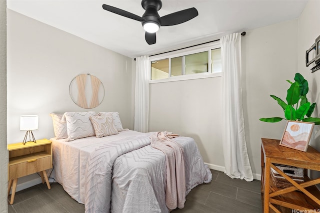 46-109 Konohiki St Unit 3922, Kaneohe, HI 96744 - bedroom featuring baseboards and ceiling fan