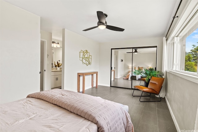 46-109 Konohiki St Unit 3922, Kaneohe, HI 96744 - bedroom featuring a closet and a ceiling fan