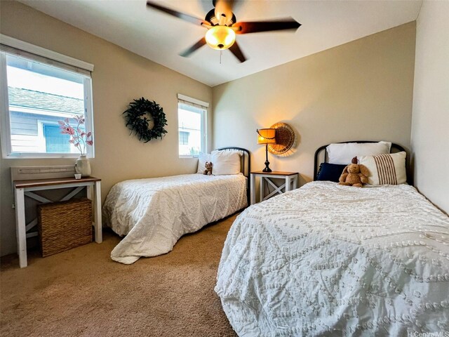 91-1356 Kaileolea Dr, Ewa Beach, HI 96706 - carpeted bedroom featuring ceiling fan