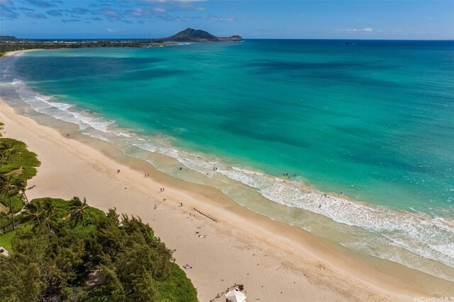 259 N Kalaheo Ave Unit A, Kailua, HI 96734 - water view featuring nearby beach