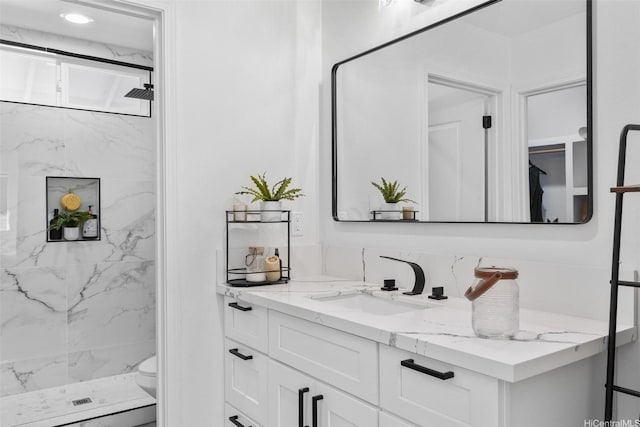 16-2073 Plumeria Dr, Pahoa, HI 96778 - bathroom featuring vanity and a marble finish shower