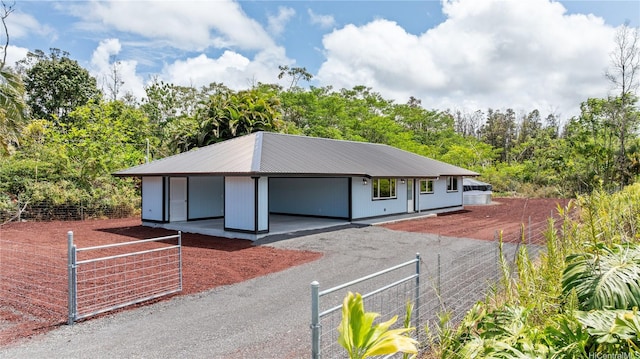 16-2154 Coral Dr, Pahoa, HI 96778 - view of front facade featuring a metal roof