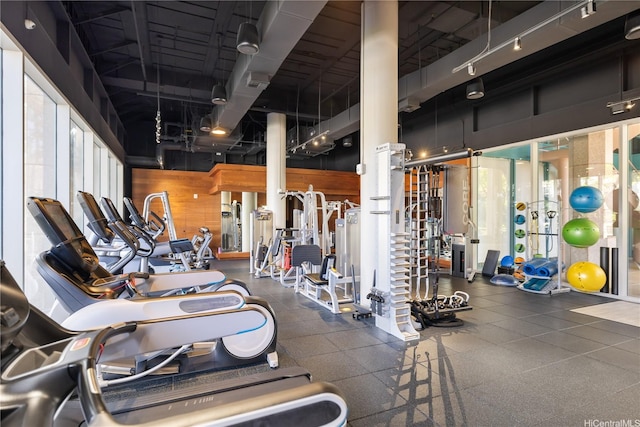 1888 Kalakaua Ave Unit 3504, Honolulu, HI 96815 - workout area featuring plenty of natural light