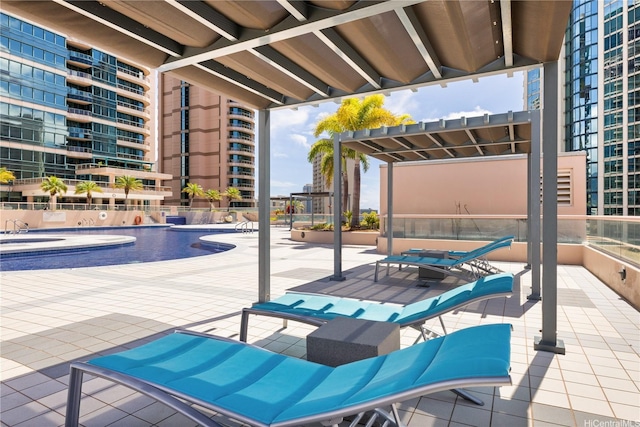 1888 Kalakaua Ave Unit 3504, Honolulu, HI 96815 - community pool with a patio area