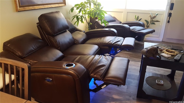 425 Ena Rd Unit 407B, Honolulu, HI 96815 - living room with wood finished floors