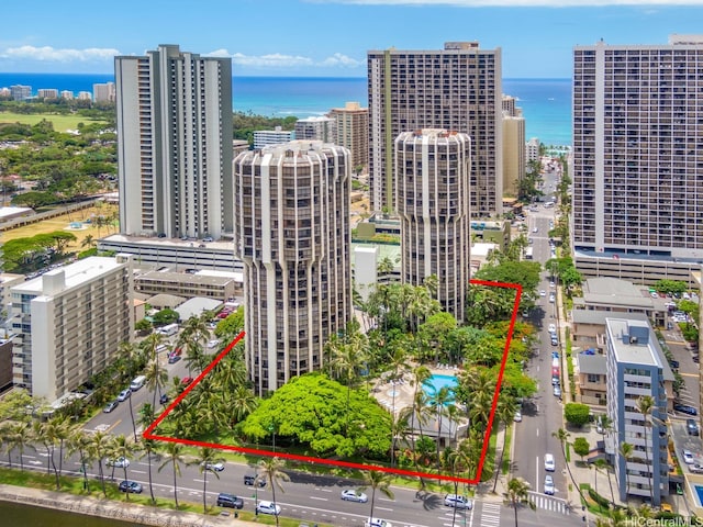 300 Wai Nani Way Unit 1715, Honolulu, HI 96815 - view of urban area featuring property boundaries highlighted