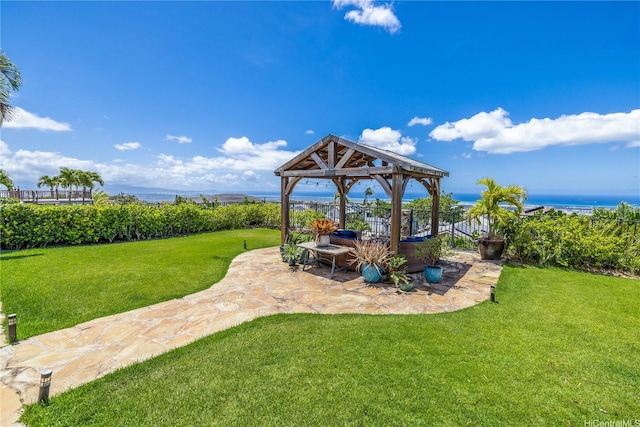 92-6024 Kohi St, Kapolei, HI 96707 - view of yard with a gazebo and a patio