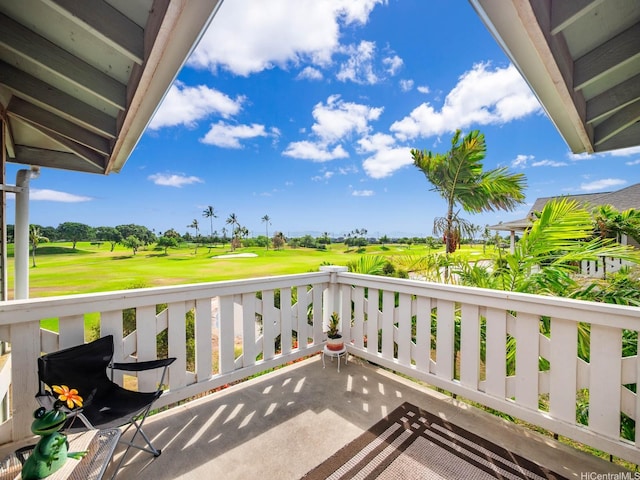 91-1058 Kekuilani Loop Unit 1508, Kapolei, HI 96707 - balcony with view of golf course