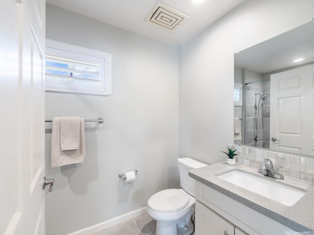91-1058 Kekuilani Loop Unit 1508, Kapolei, HI 96707 - bathroom featuring tiled shower, vanity, and tile patterned flooring