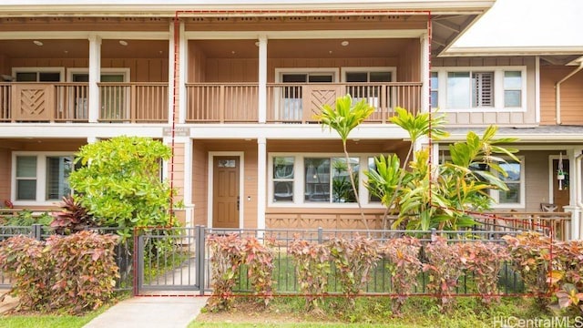 801 Kakala St Unit 1904, Kapolei, HI 96707 - view of front of house featuring board and batten siding and a balcony