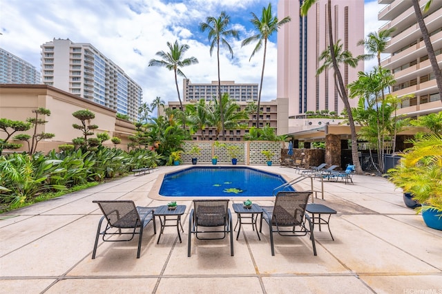 1720 Ala Moana Blvd Unit 1101B, Honolulu, HI 96815 - community pool with a patio area