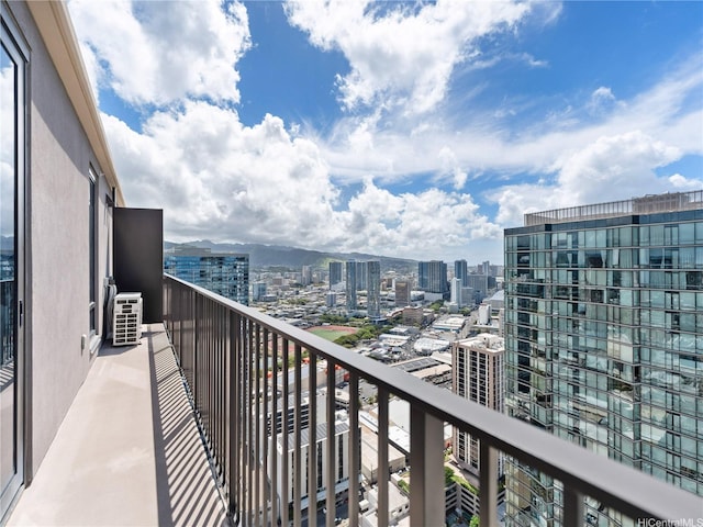 987 Queen St Unit 4112, Honolulu, HI 96814 - balcony with a city view and cooling unit