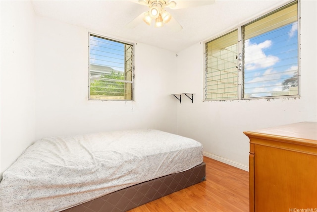 94-170 Apele Pl, Mililani, HI 96789 - bedroom featuring light wood finished floors and ceiling fan