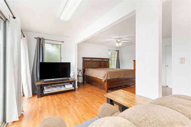 94-170 Apele Pl, Mililani, HI 96789 - bedroom with wood finished floors and ceiling fan