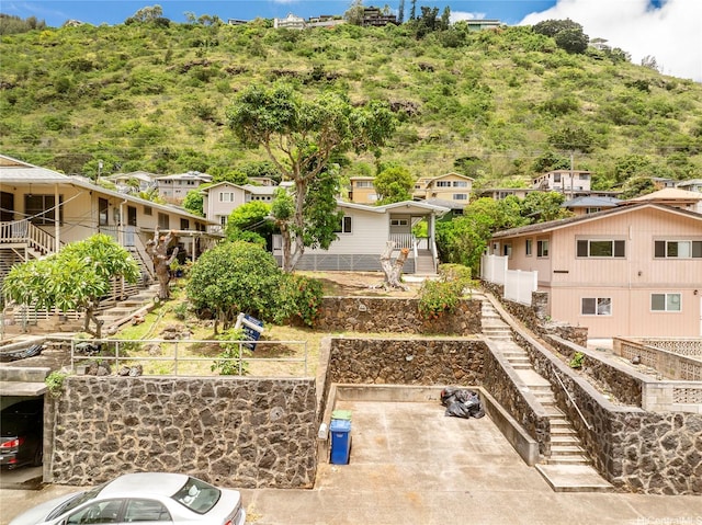 1989 9th Ave, Honolulu, HI 96816 - view of patio / terrace with stairway