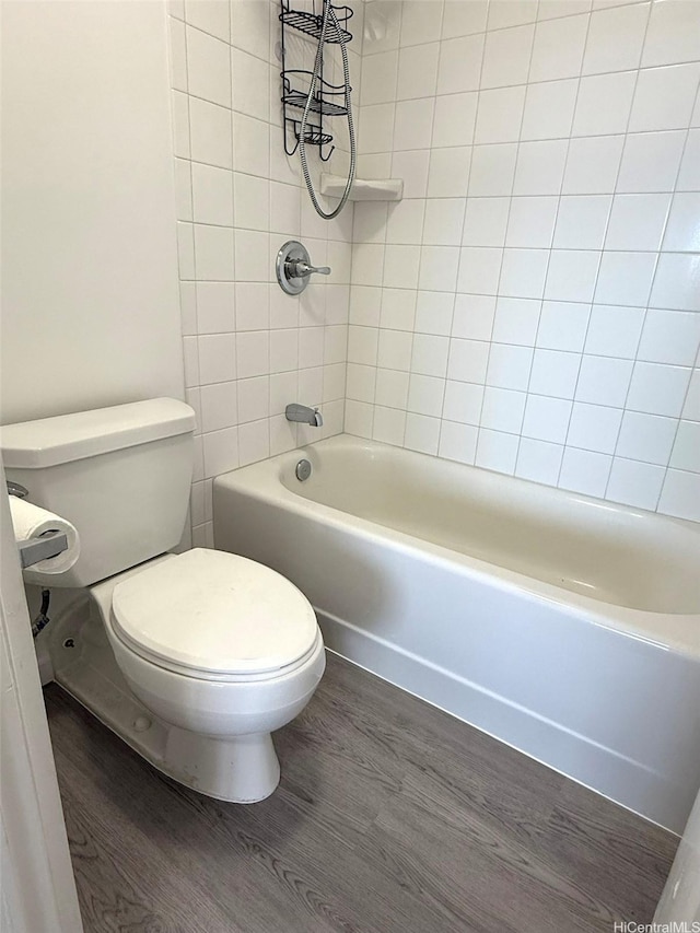 55 S Kukui St Unit D1410, Honolulu, HI 96813 - full bath with wood finished floors and tub / shower combination