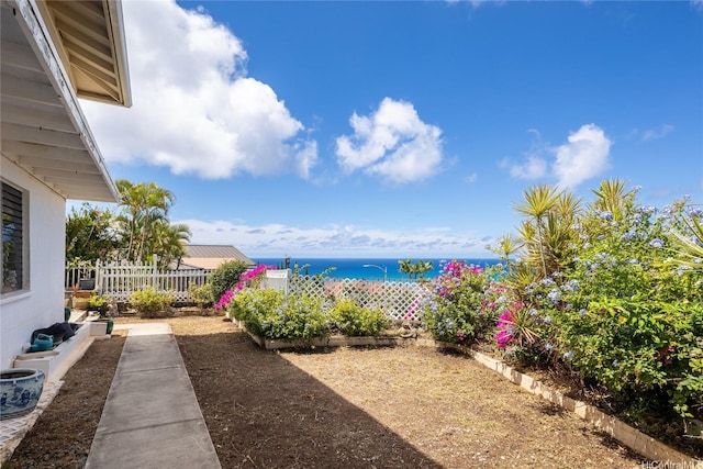 5333 Puahia Pl, Honolulu, HI 96821 - view of yard with a water view