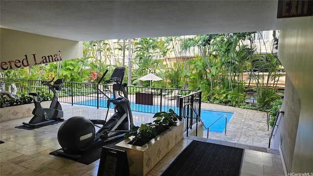 343 Hobron Ln Unit 3401, Honolulu, HI 96815 - view of pool with a patio