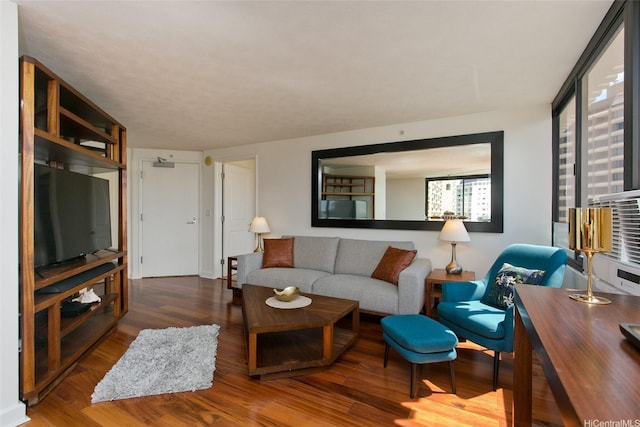 343 Hobron Ln Unit 3401, Honolulu, HI 96815 - living room featuring wood finished floors
