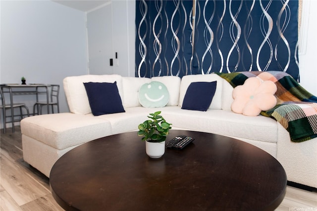 1911 Kalakaua Ave Unit 209, Honolulu, HI 96815 - living room featuring wood finished floors