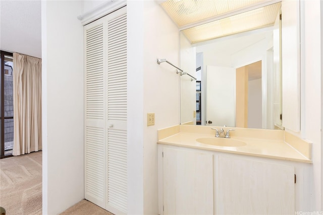 930 Kaheka St Unit 802, Honolulu, HI 96814 - bathroom with a closet and vanity