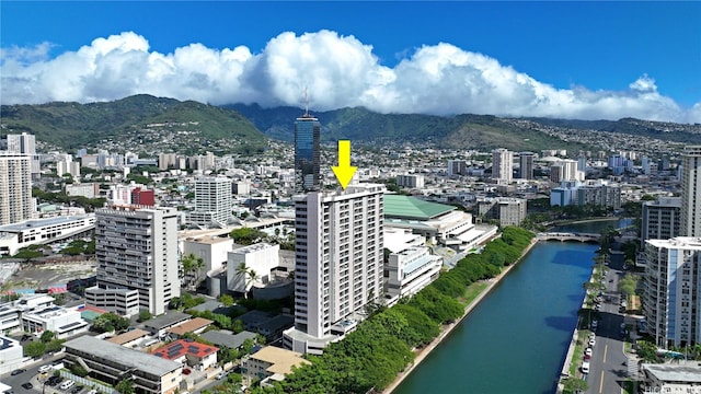 1848 Kahakai Dr Unit 1502, Honolulu, HI 96814 - view of city featuring a water and mountain view