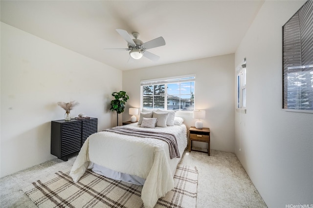 580 Lunalilo Home Rd Unit 358, Honolulu, HI 96825 - bedroom featuring light colored carpet and a ceiling fan