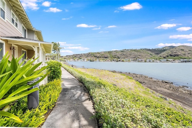 580 Lunalilo Home Rd Unit 358, Honolulu, HI 96825 - water view with a mountain backdrop