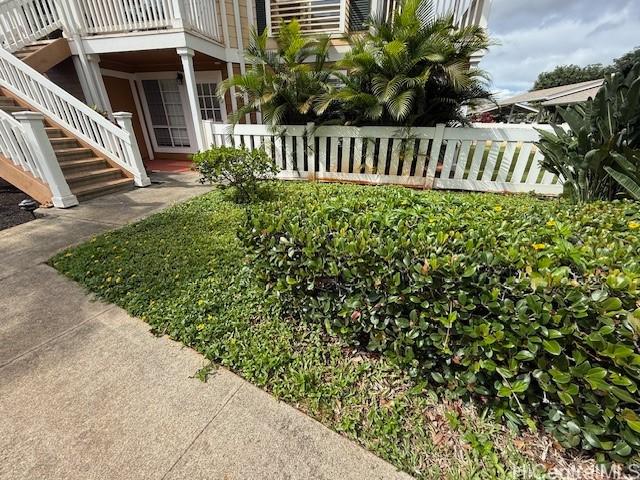 94-586 Lumiauau St Unit N104, Waipahu, HI 96797 - view of yard featuring stairs