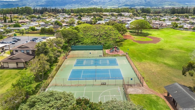 95-150 Kuahelani Ave Unit 255, Mililani, HI 96789 - aerial view of residential area featuring a mountainous background