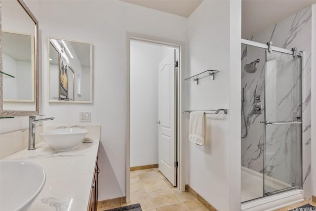 92-1087 Koio Drive M29-3 (Apt C), Kapolei, HI 96707 - full bathroom with a marble finish shower and double vanity