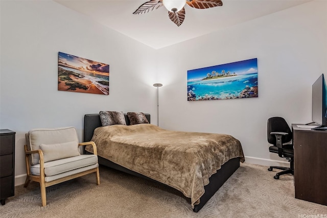 92-1087 Koio Drive M29-3 (Apt C), Kapolei, HI 96707 - bedroom featuring light carpet, a desk, and ceiling fan